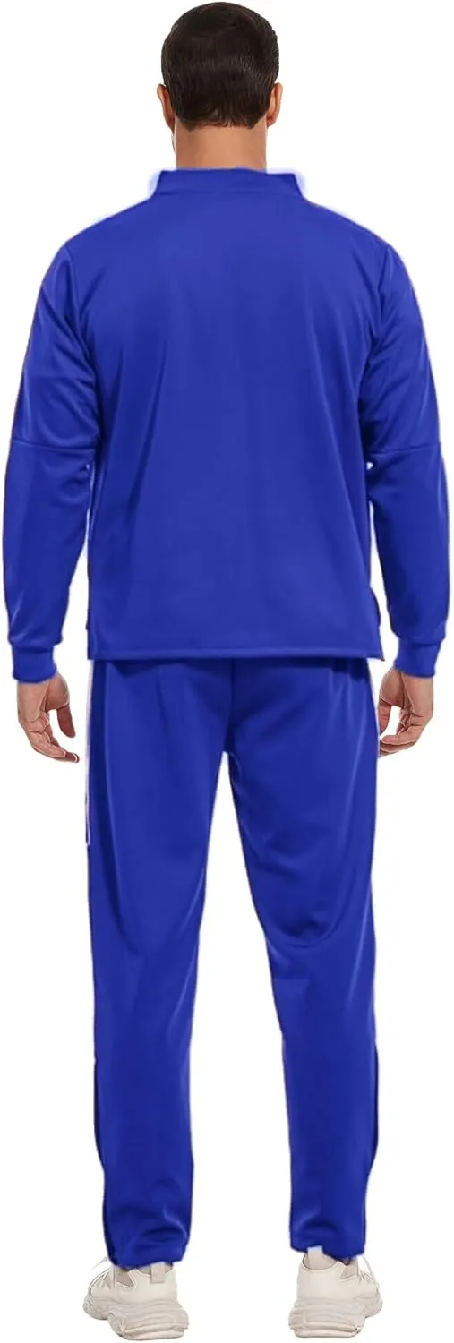 Men's Tracksuits Sweatsuits for Men Athletic Track Sweat Suits 2 Piece Set Full Zip Sports Jogging Suits Outfits