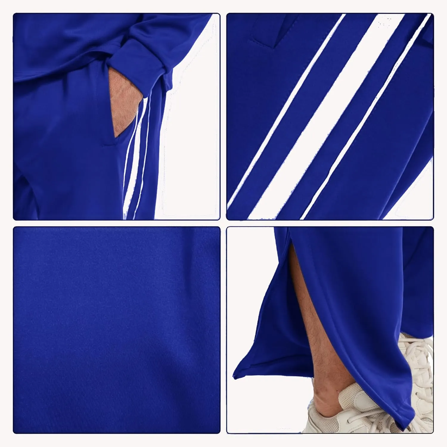 Men's Tracksuits Sweatsuits for Men Athletic Track Sweat Suits 2 Piece Set Full Zip Sports Jogging Suits Outfits