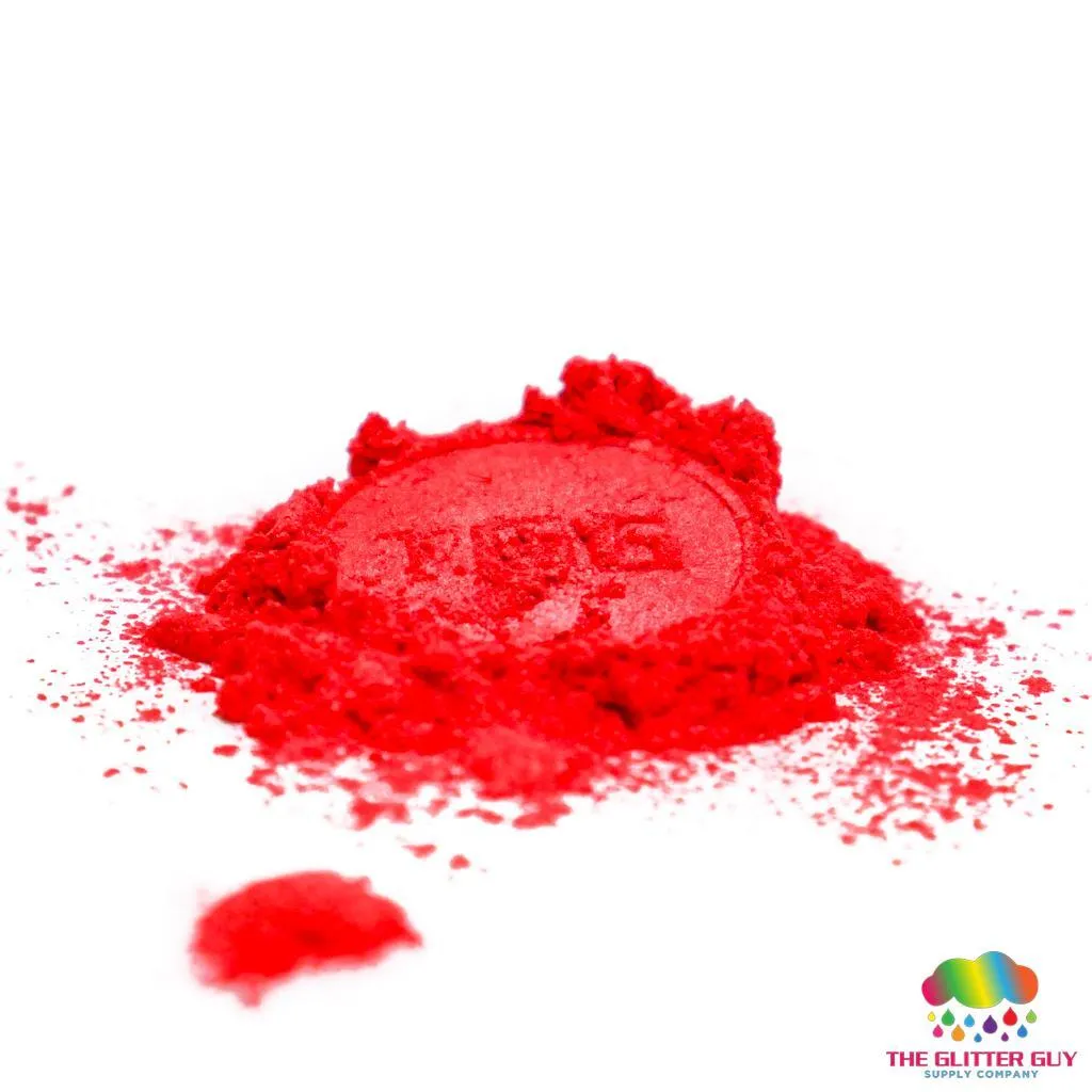 Metallic Series Mica Powder - Bright Red