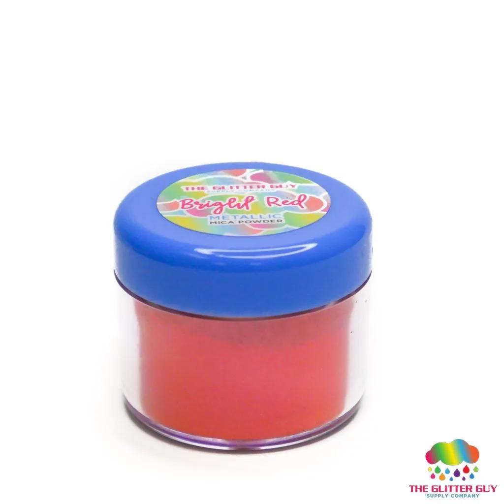 Metallic Series Mica Powder - Bright Red
