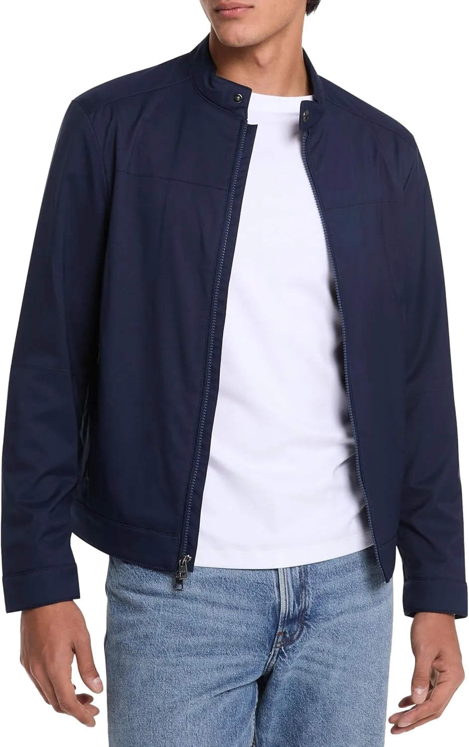 Michael Kors Men's Nylon Racer Jacket