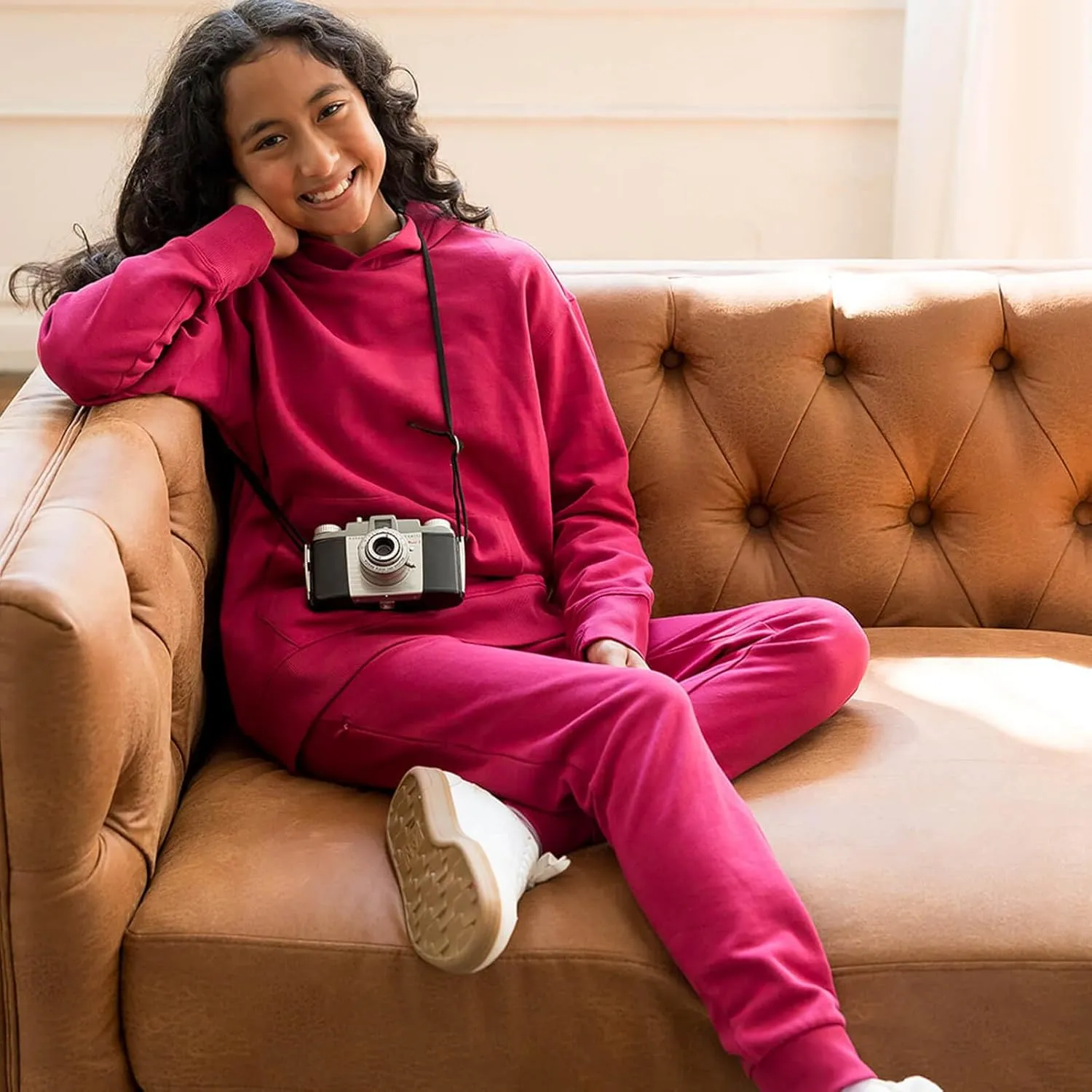 Mightly Fleece Pullover Hoodie | Boys & Girls Organic Cotton Sweatshirts w/Pockets, Fair Trade Certified for Toddler&Kids