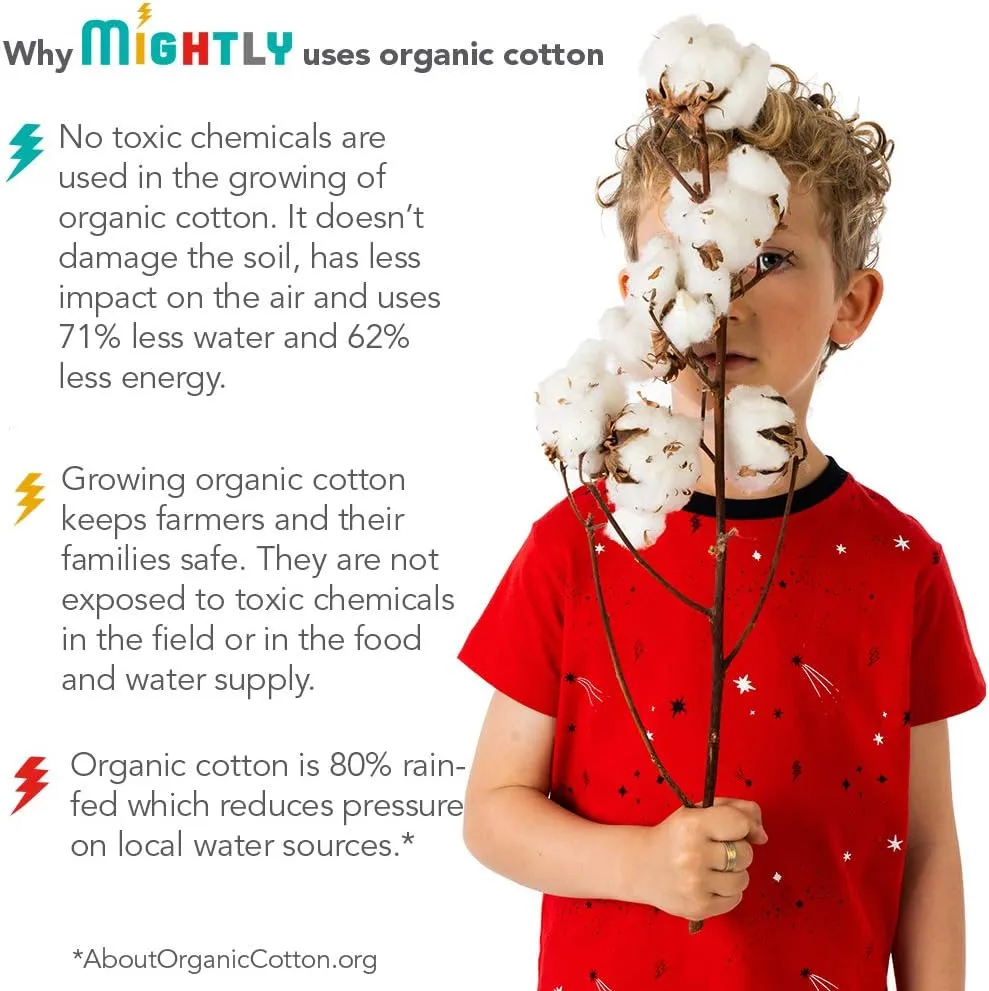 Mightly Fleece Pullover Hoodie | Boys & Girls Organic Cotton Sweatshirts w/Pockets, Fair Trade Certified for Toddler&Kids