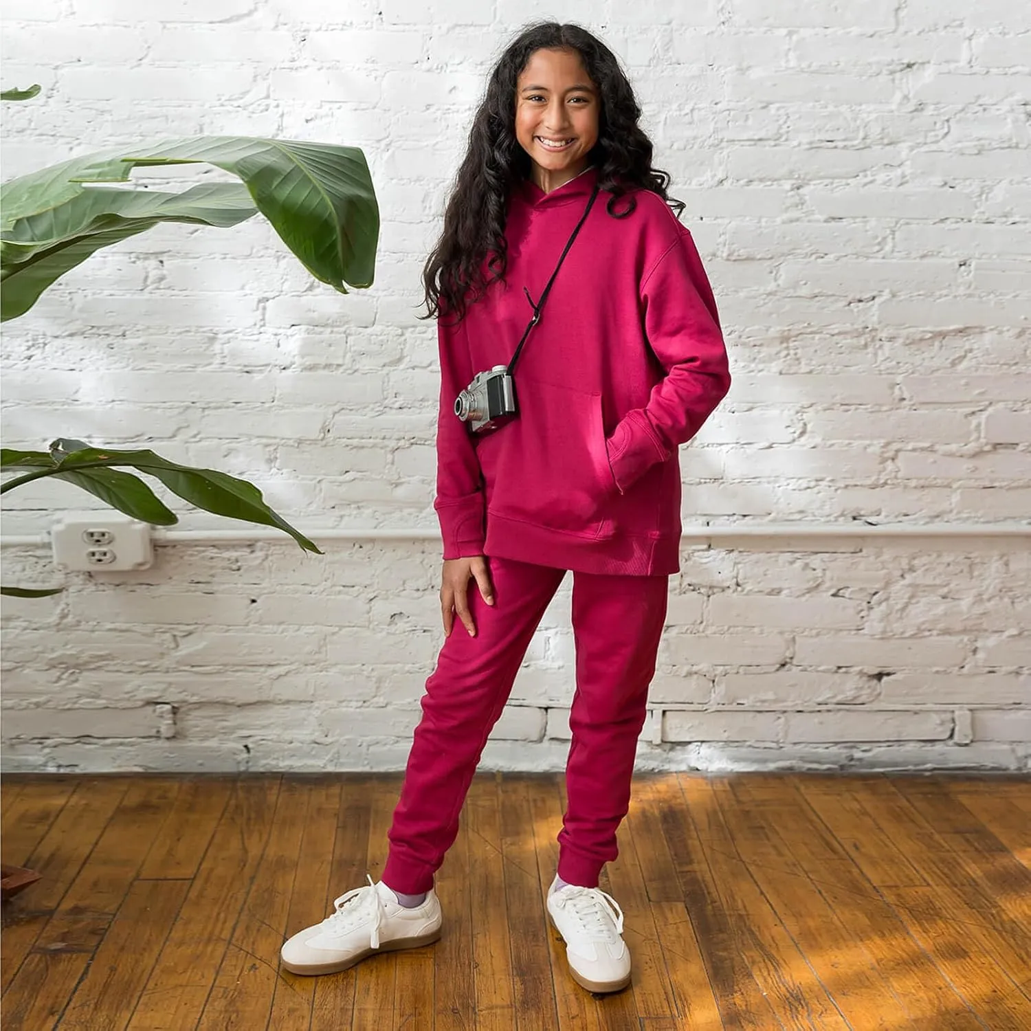 Mightly Fleece Pullover Hoodie | Boys & Girls Organic Cotton Sweatshirts w/Pockets, Fair Trade Certified for Toddler&Kids