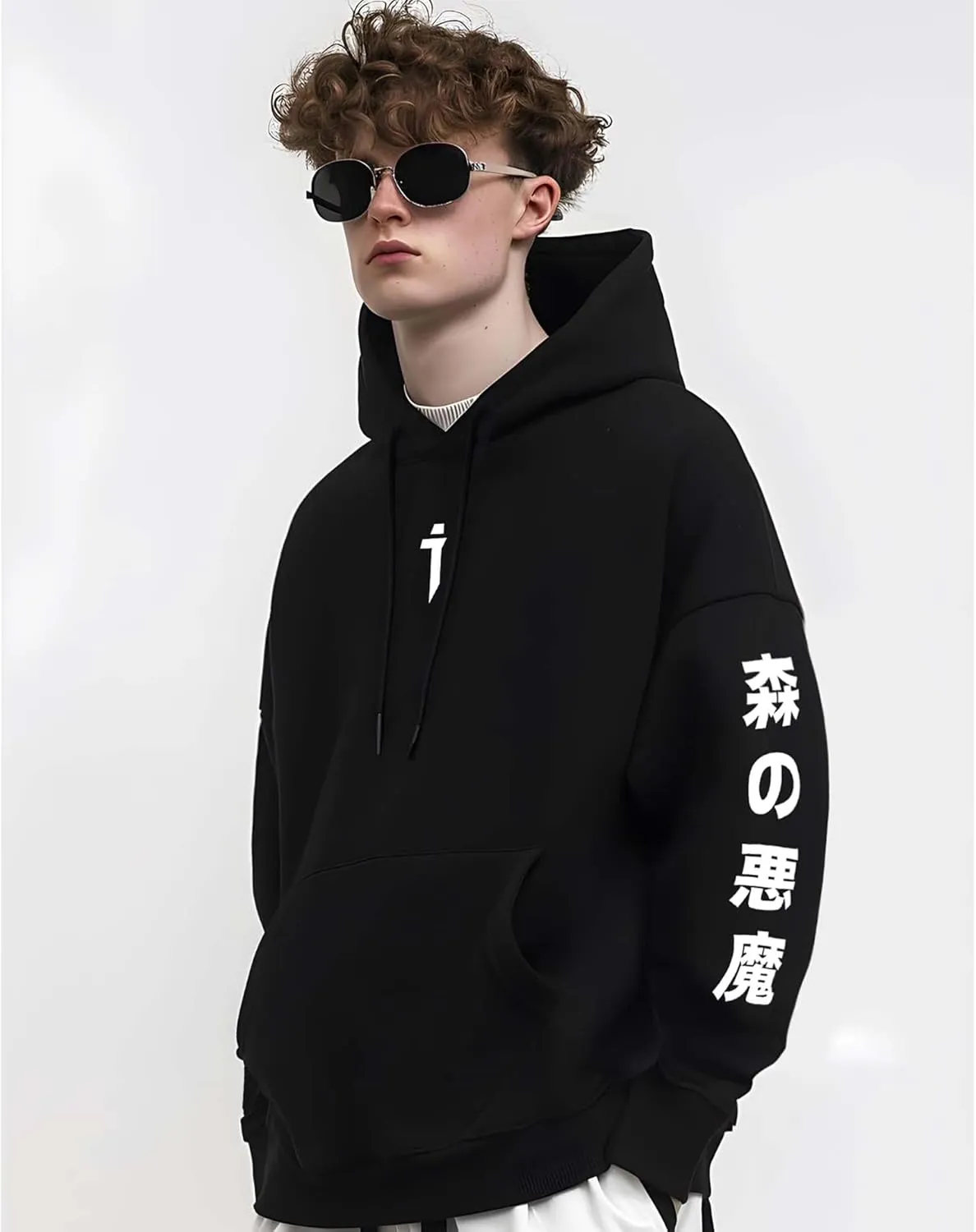 Niepce Inc Japanese Streetwear Tiger Graphic Hoodies for Men
