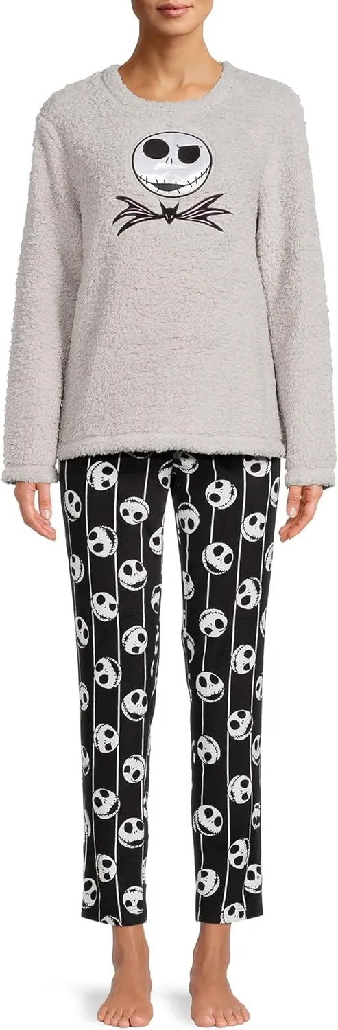 Nightmare Before Christmas Women's and Women's Plus License Pajama 2 Piece Set