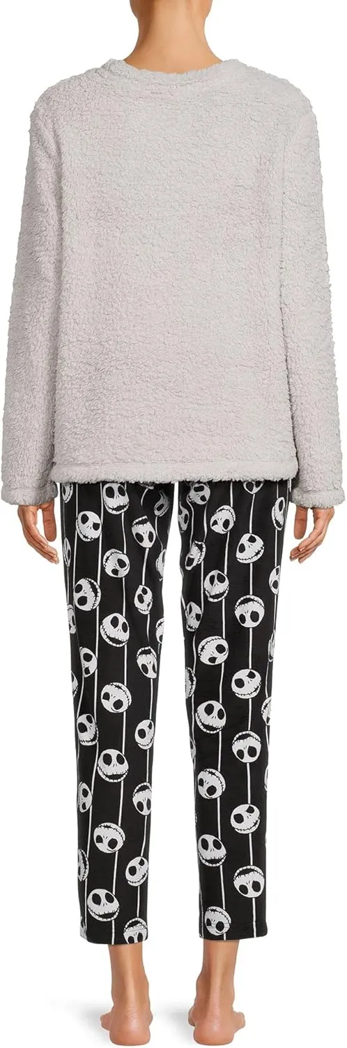 Nightmare Before Christmas Women's and Women's Plus License Pajama 2 Piece Set