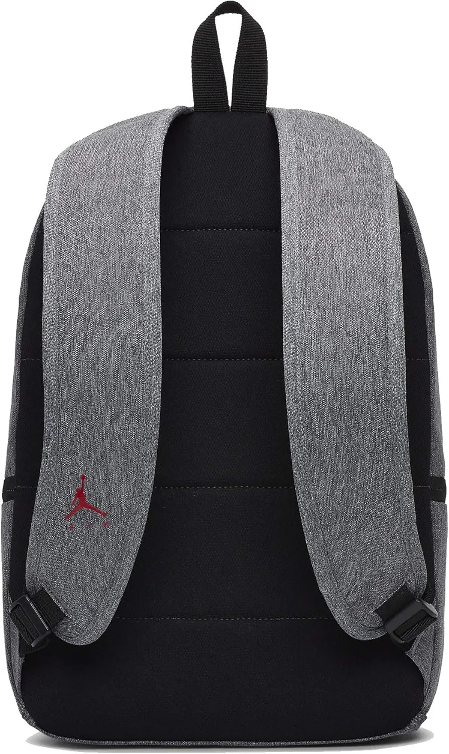 Nike Air Jordan Jumpman Backpack (One Size, Carbon Heather/Gym Red)