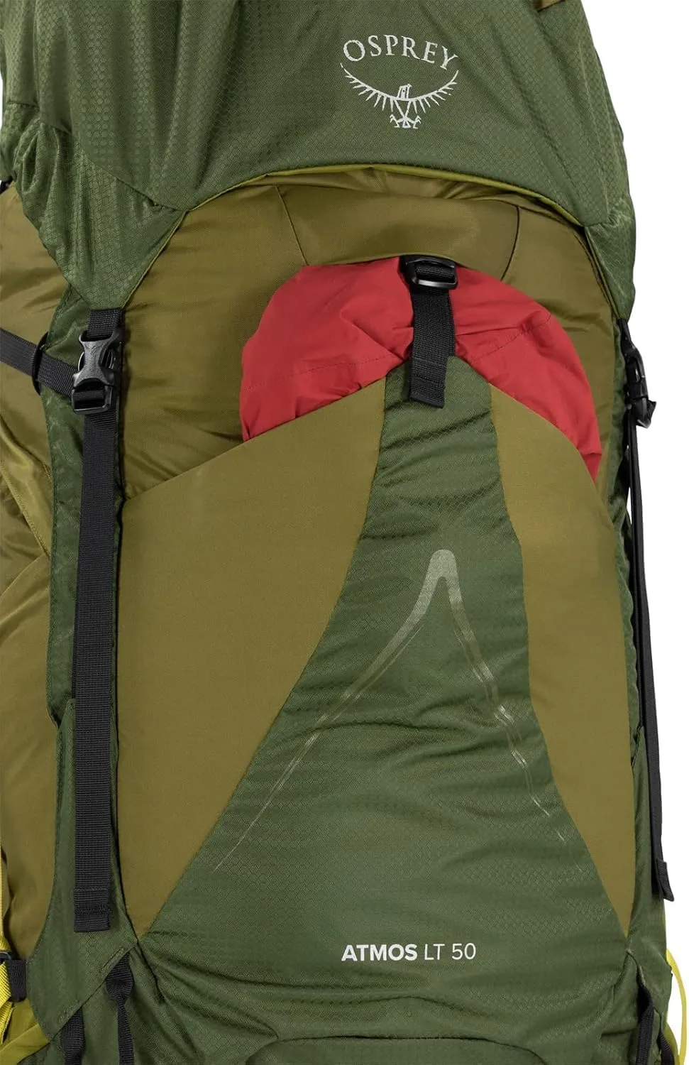 Osprey Atmos AG LT 50L Men's Backpacking Backpack, Night Shift/Scoria Blue, S/M