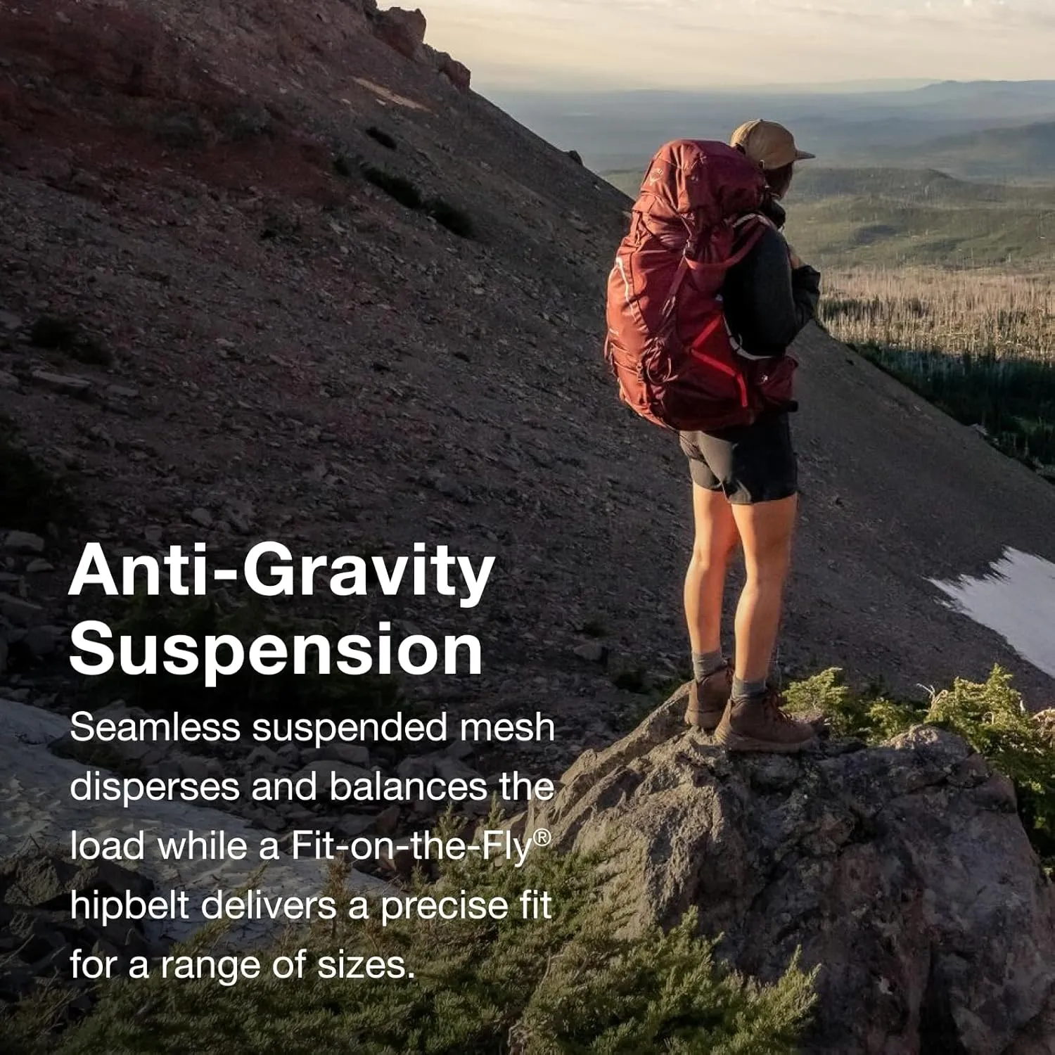 Osprey Aura AG LT 50L Women's Backpacking Backpack, Antidote Purple, WM/L