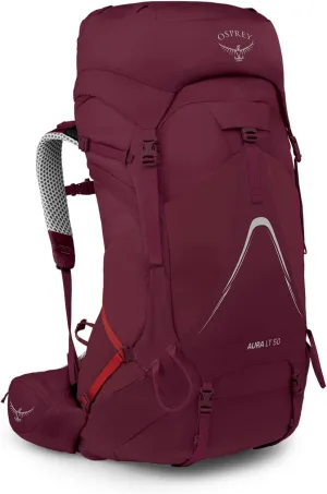 Osprey Aura AG LT 50L Women's Backpacking Backpack, Antidote Purple, WM/L