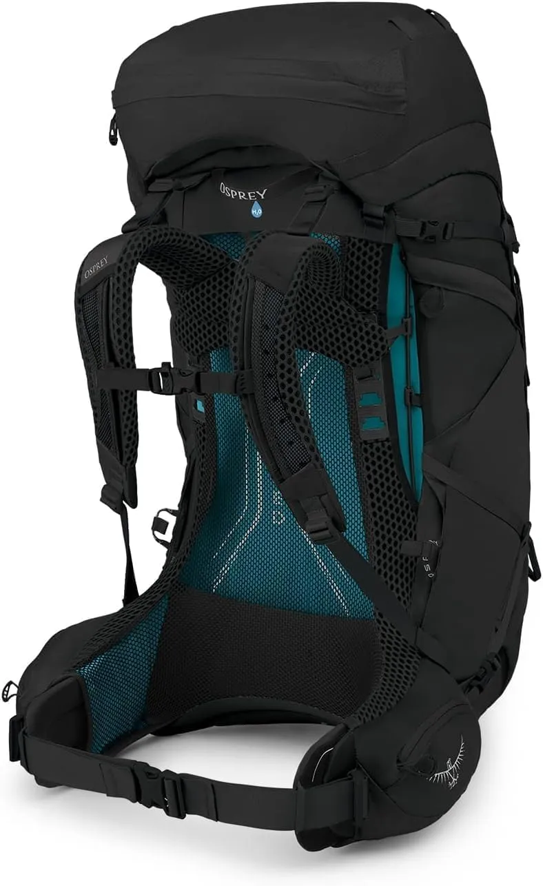 Osprey Aura AG LT 65L Women's Backpacking Backpack, Black, WM/L
