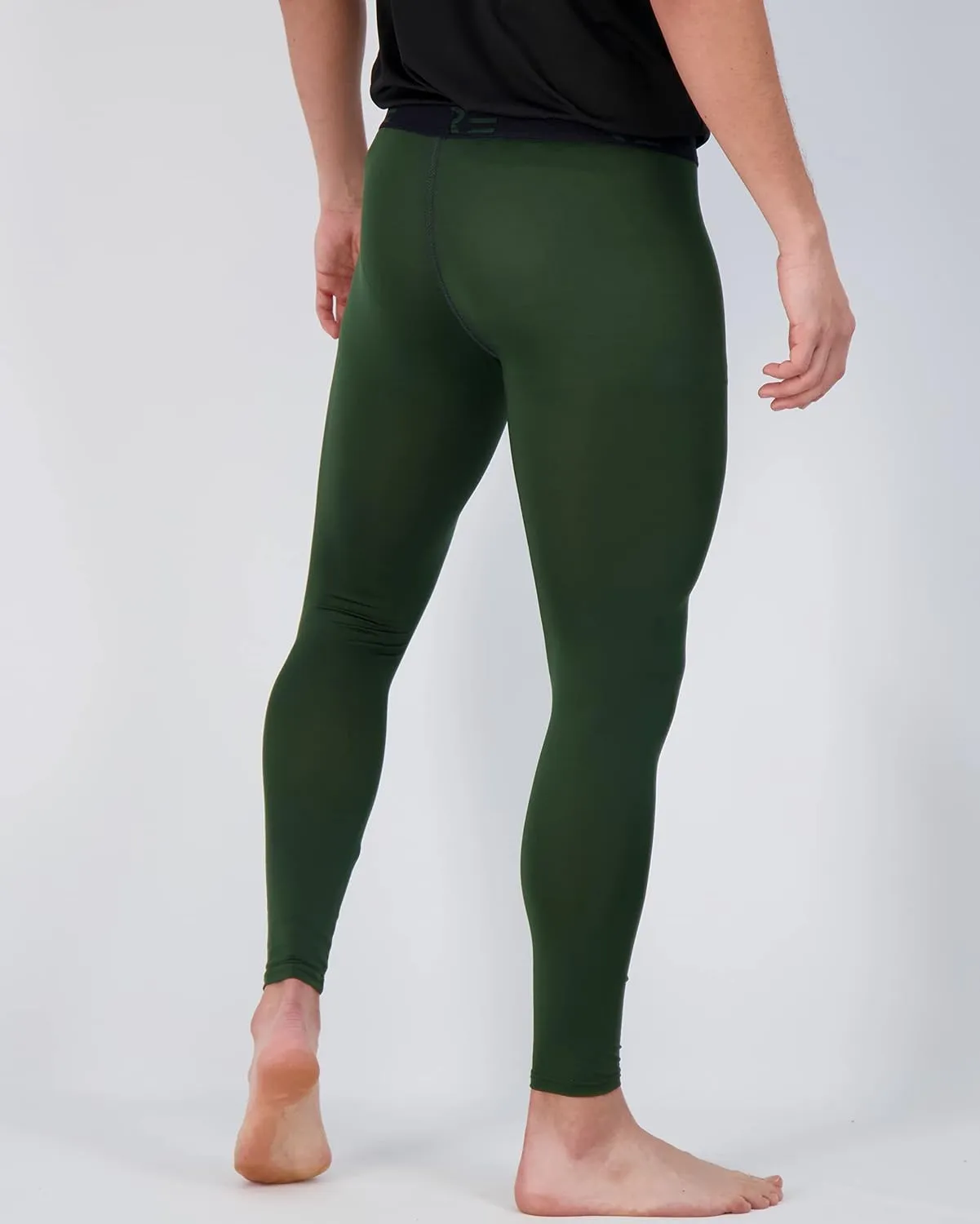 Real Essentials 3 Pack: Men's Active Compression Pants - Workout Base Layer Tights Running Leggings (Available in Big & Tall)