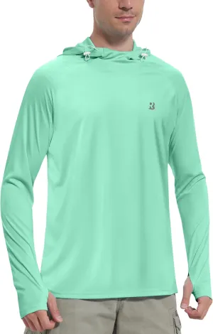 Roadbox UPF 50  Sun Protection Hoodie Shirt - Outdoor Fishing SPF UV Long Sleeve Shirts