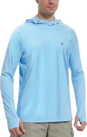 Roadbox UPF 50  Sun Protection Hoodie Shirt - Outdoor Fishing SPF UV Long Sleeve Shirts