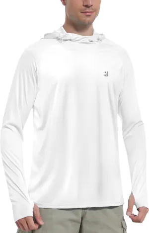 Roadbox UPF 50  Sun Protection Hoodie Shirt - Outdoor Fishing SPF UV Long Sleeve Shirts