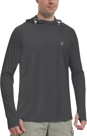 Roadbox UPF 50  Sun Protection Hoodie Shirt - Outdoor Fishing SPF UV Long Sleeve Shirts