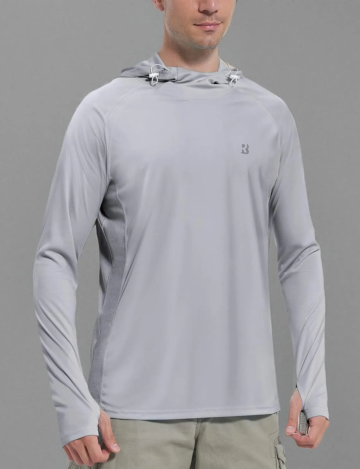 Roadbox UPF 50  Sun Protection Hoodie Shirt - Outdoor Fishing SPF UV Long Sleeve Shirts