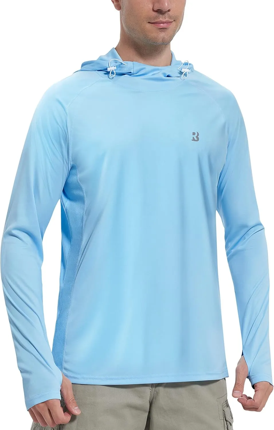 Roadbox UPF 50  Sun Protection Hoodie Shirt - Outdoor Fishing SPF UV Long Sleeve Shirts