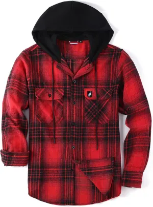 SAMERM Mens Button Down Shirts 4-Way Stretch Wrinkle Free Long Sleeve Print Plaid Business Dress Shirt