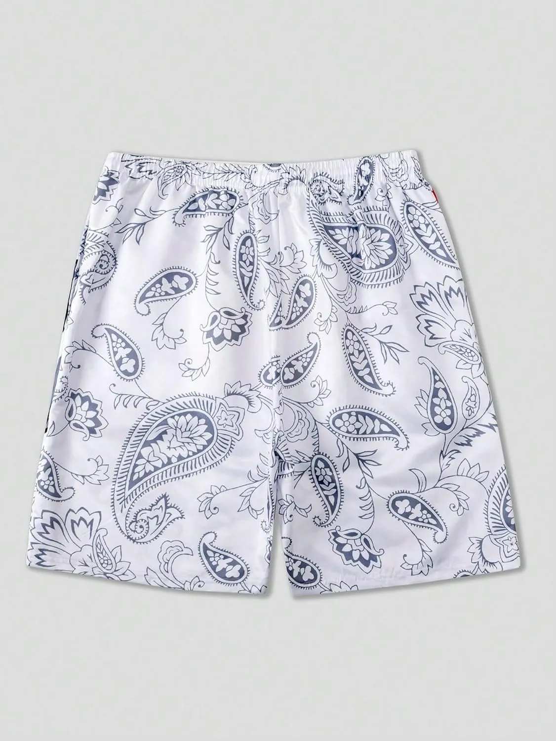 SHENHE Men's Y2K Graphic Shorts Goth Ghostface Skeleton Streetwear Rave Bandana Paisley Shortss
