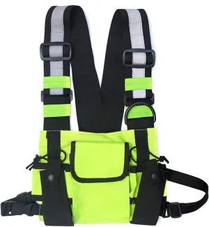 Sling for women Vest Streetwear Waist Pack Black Chest Rig Bag