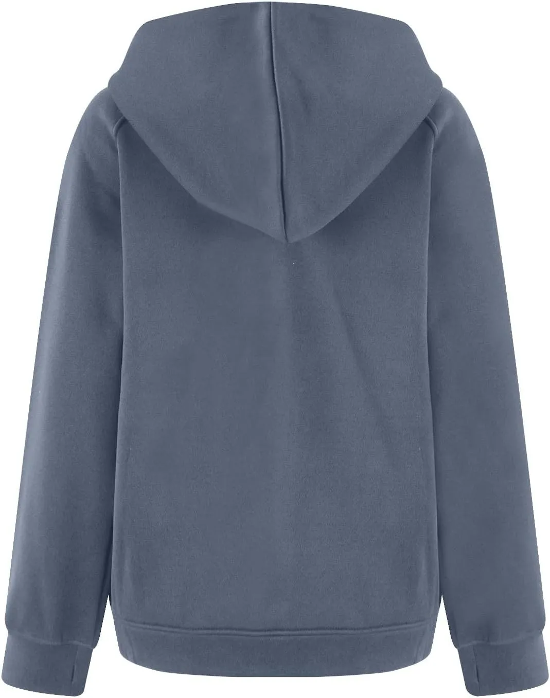 slqdgmryz Womens Zip Up Hoodies Winter Fleece Jacket Althletic Oversized Hooded Sweatshirt Plain Y2k Hoodie with Pockets