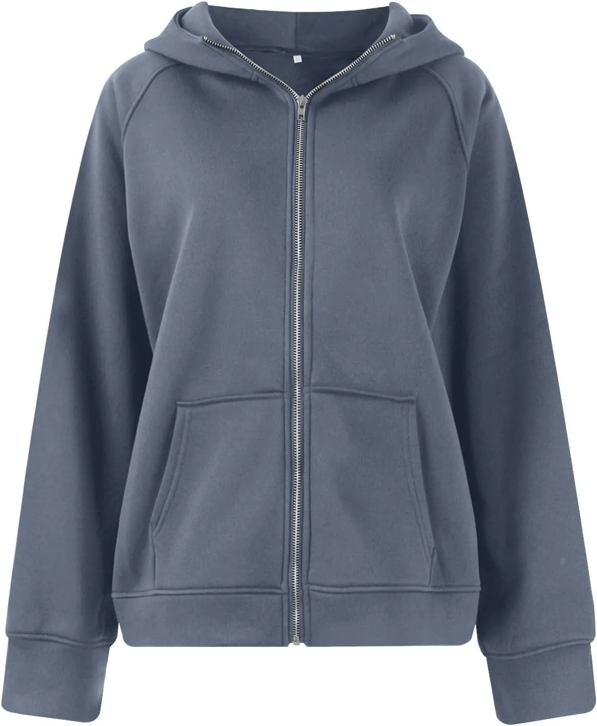 slqdgmryz Womens Zip Up Hoodies Winter Fleece Jacket Althletic Oversized Hooded Sweatshirt Plain Y2k Hoodie with Pockets