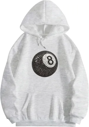 SOLY HUX Women's Oversized Graphic Hoodies Vintage Long Sleeve Hooded Sweatshirt Pullover Streetwear
