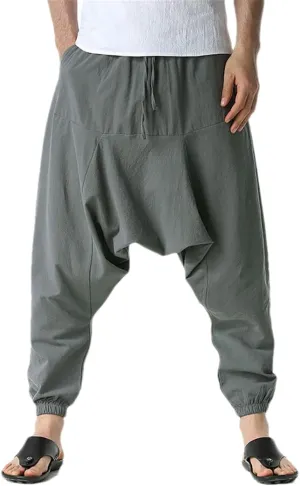 Spring and Autumn Men's Printed Harem Pants Casual Jogging Fitness All-Match Pants