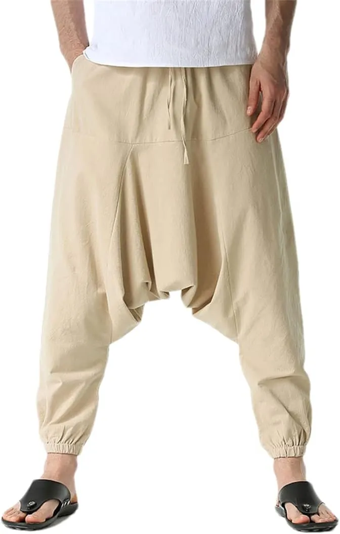 Spring and Autumn Men's Printed Harem Pants Casual Jogging Fitness All-Match Pants