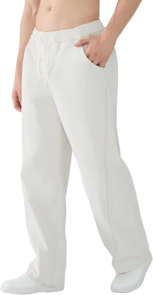 Susclude Mens Baggy Pants Wide Leg Summer Casual Pants Y2k Lightweight Elastic Waist Drawstring 2025 Trendy Pants