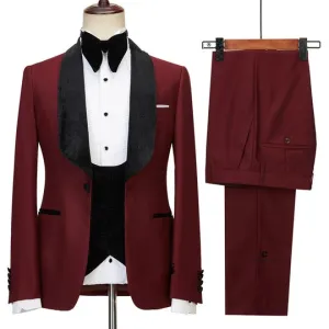 Suzhoufashion Cortez Khaki One Button Peaked Lapel Men Suits For Business