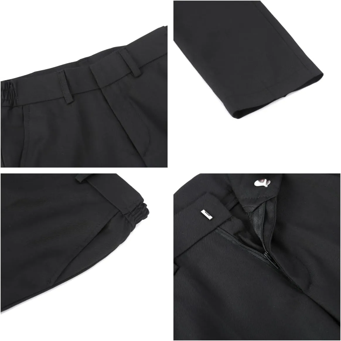 SWOTGdoby Boys Dress Suits 3 Piece Slim Fit Kids Tuxedo Suits for Boys Formal Blazer Jacket Pants Vest Wedding Party Prom