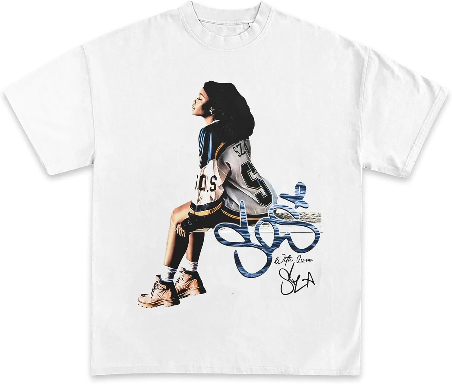 S.Z.A Rapper Graphic T-Shirt Vintage Rap Hip-Hop Collection Y2K Streetwear for Men Women Fans