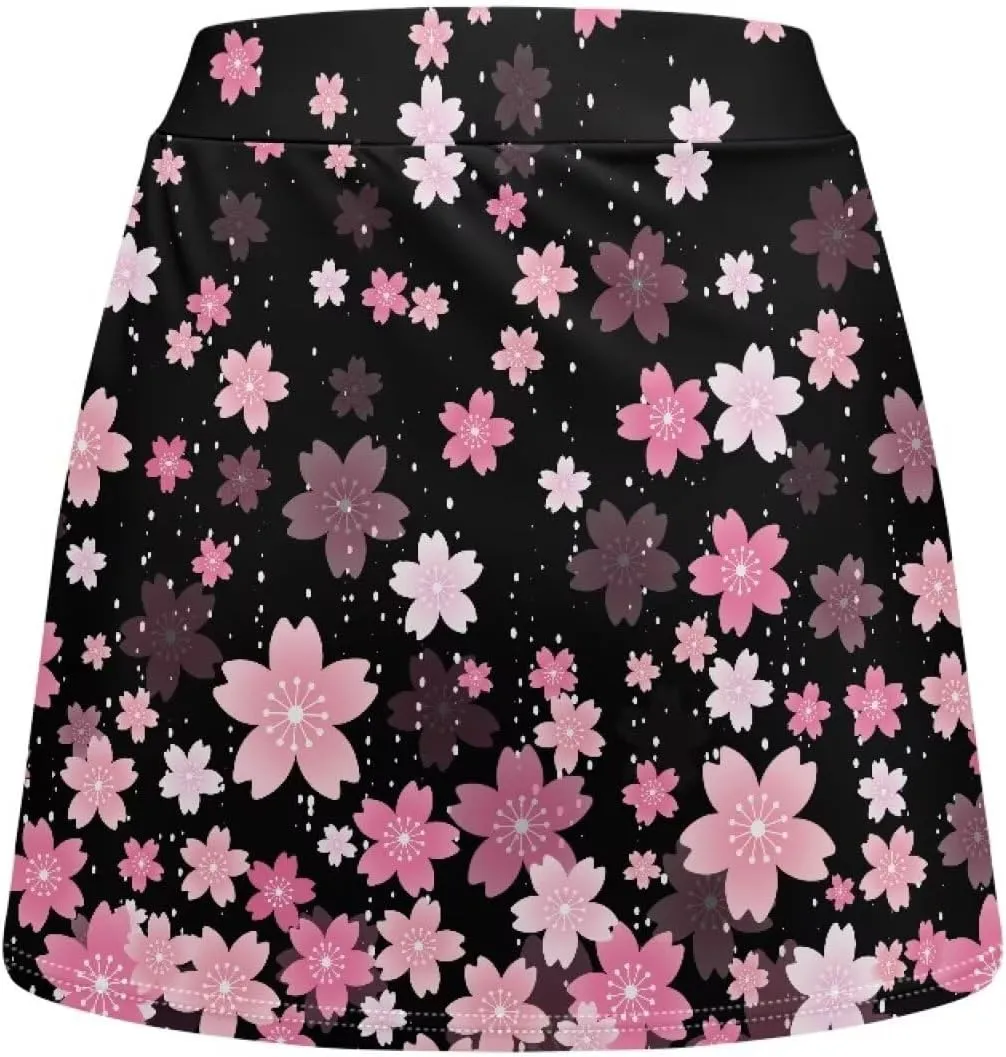 Tennis Skirts for Women with Shorts Pockets High Waisted Athletic Golf Skort Workout Peak Ball Mini Skirt