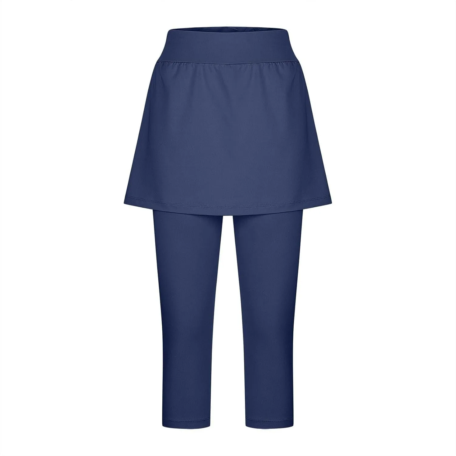 Tennis Skirts for Women Yoga Golf Pants Skorts Womens Capri Leggings with Pockets Skirted Gym Legging with Athletic Skirt