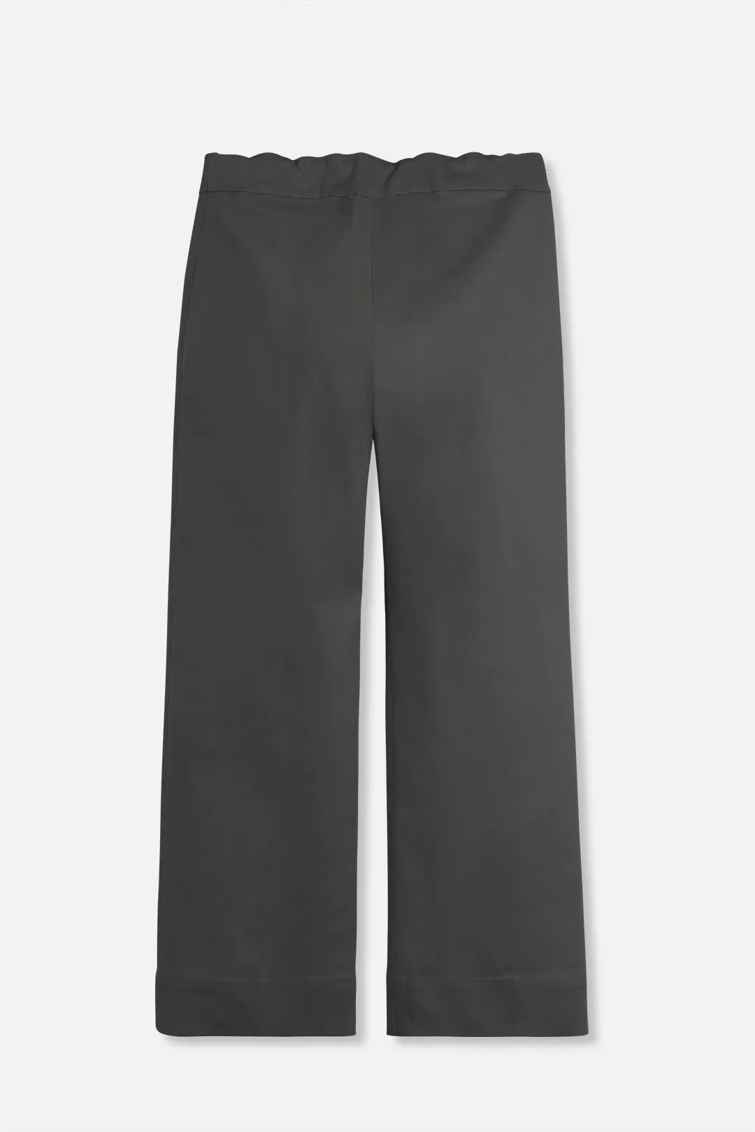 Terni Fitted Waist Crop Pant in Technical Cotton Stretch