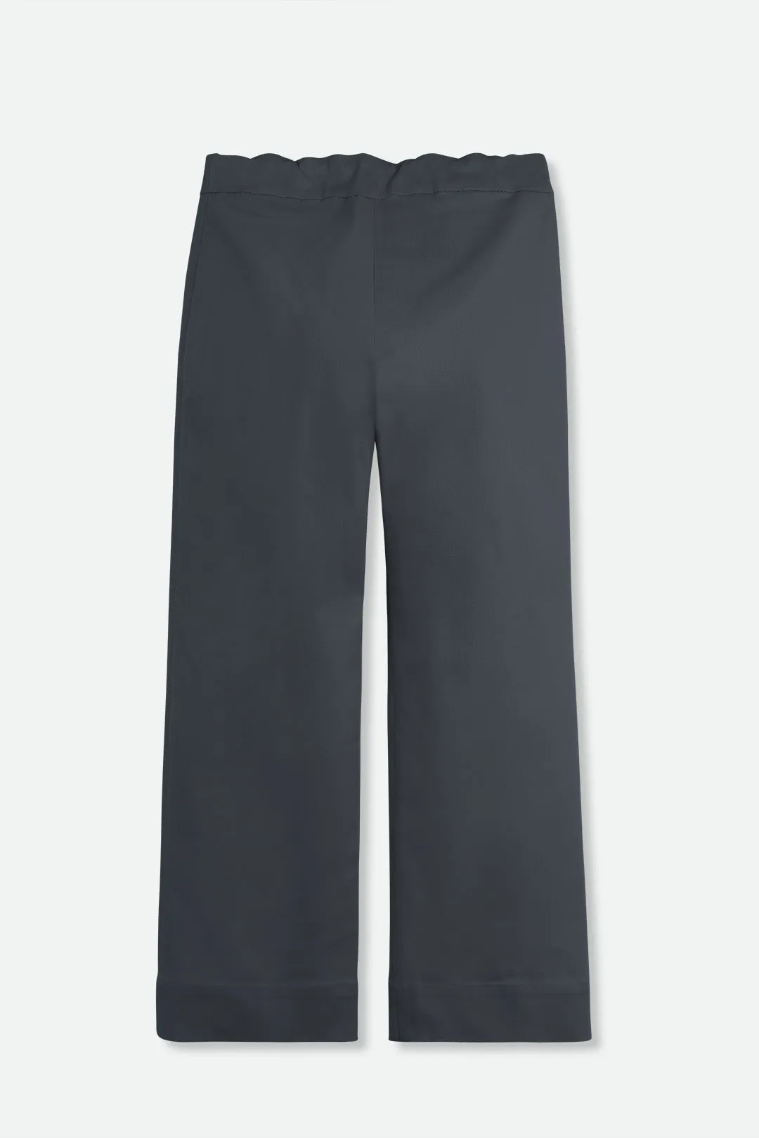 Terni Fitted Waist Crop Pant in Technical Cotton Stretch
