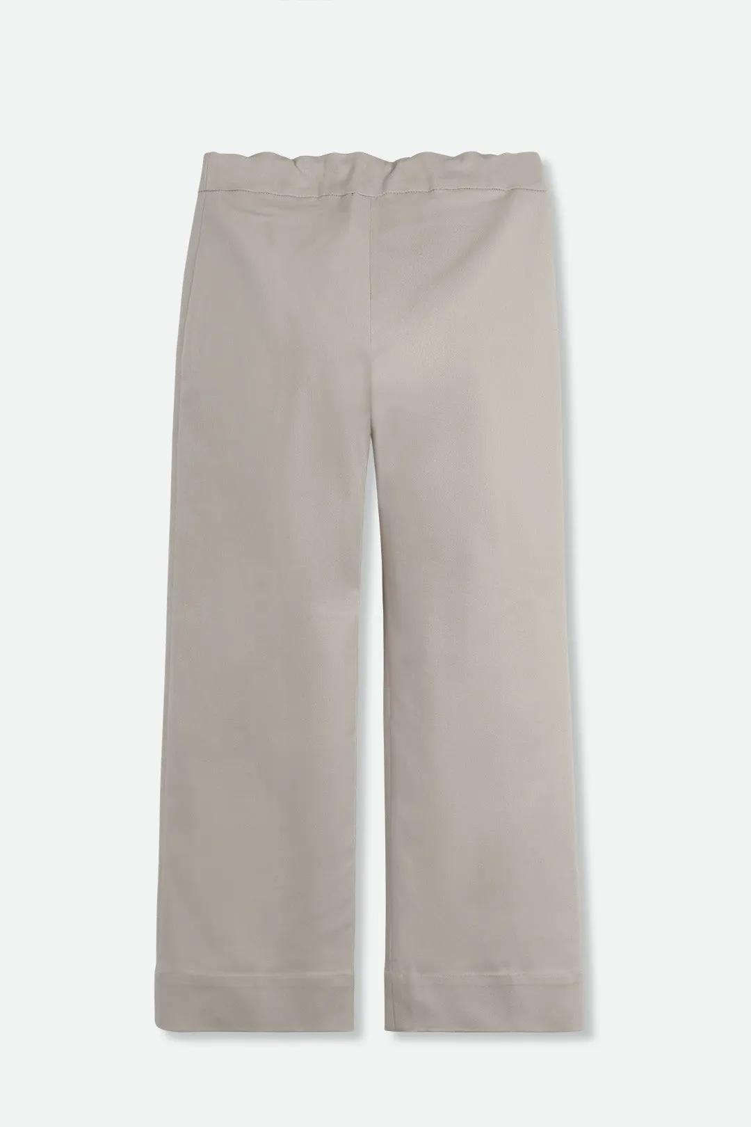 Terni Fitted Waist Crop Pant in Technical Cotton Stretch
