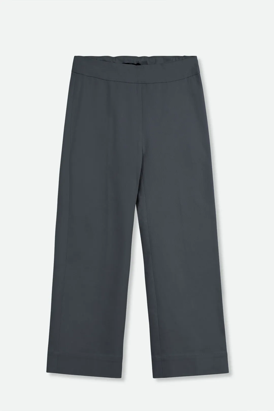 Terni Fitted Waist Crop Pant in Technical Cotton Stretch