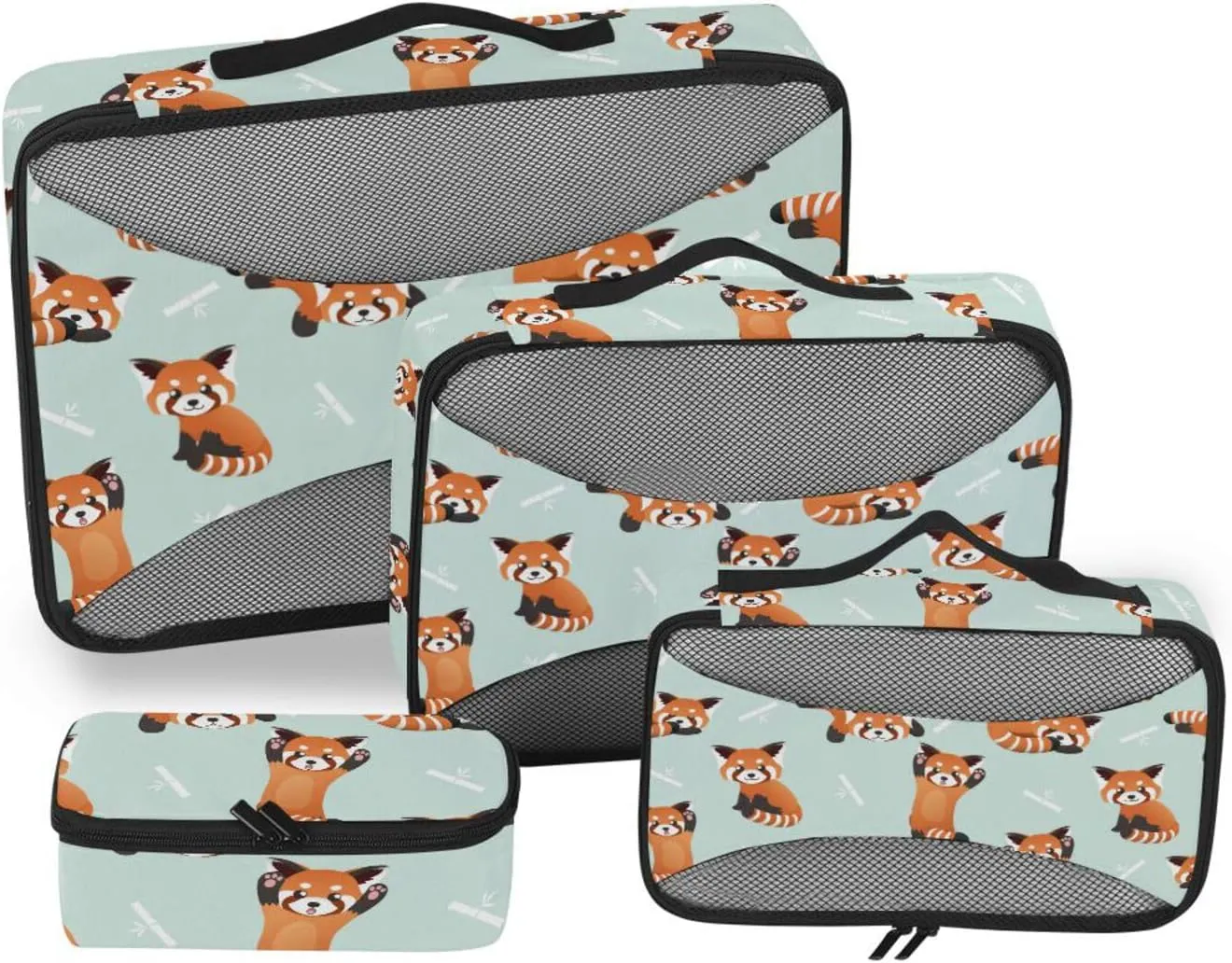 Travel Packing Organizers Set of 4 Suitcase Organizer Traveling Packing Cubes Packing Cunes Cute Animal