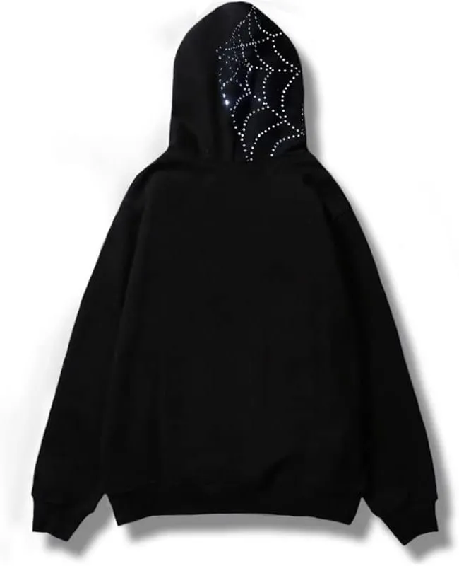 Unisex Oversize Jacket Grunge Punk Dark Sweatshirt Oversized Pullover Jacket Streetwear