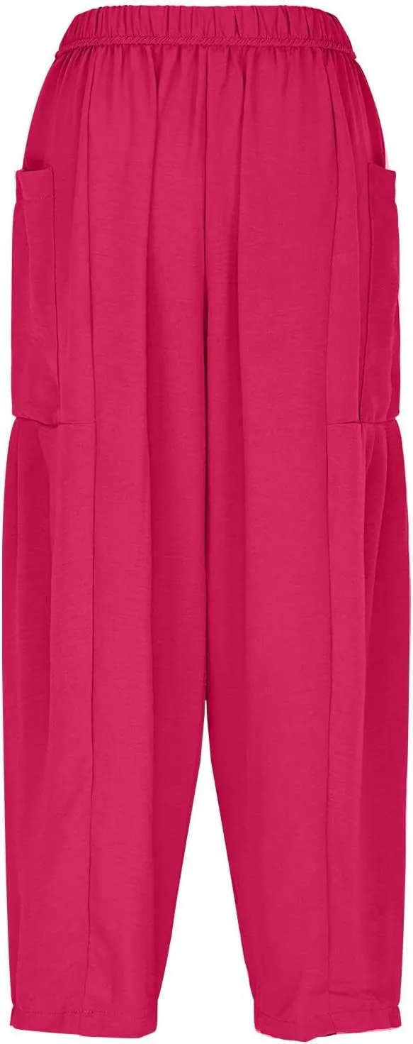 Wide Leg Cotton Linen Pants for Women Summer Trendy Beach Palazzo Lounge Trousers Plus Size Casual Pants