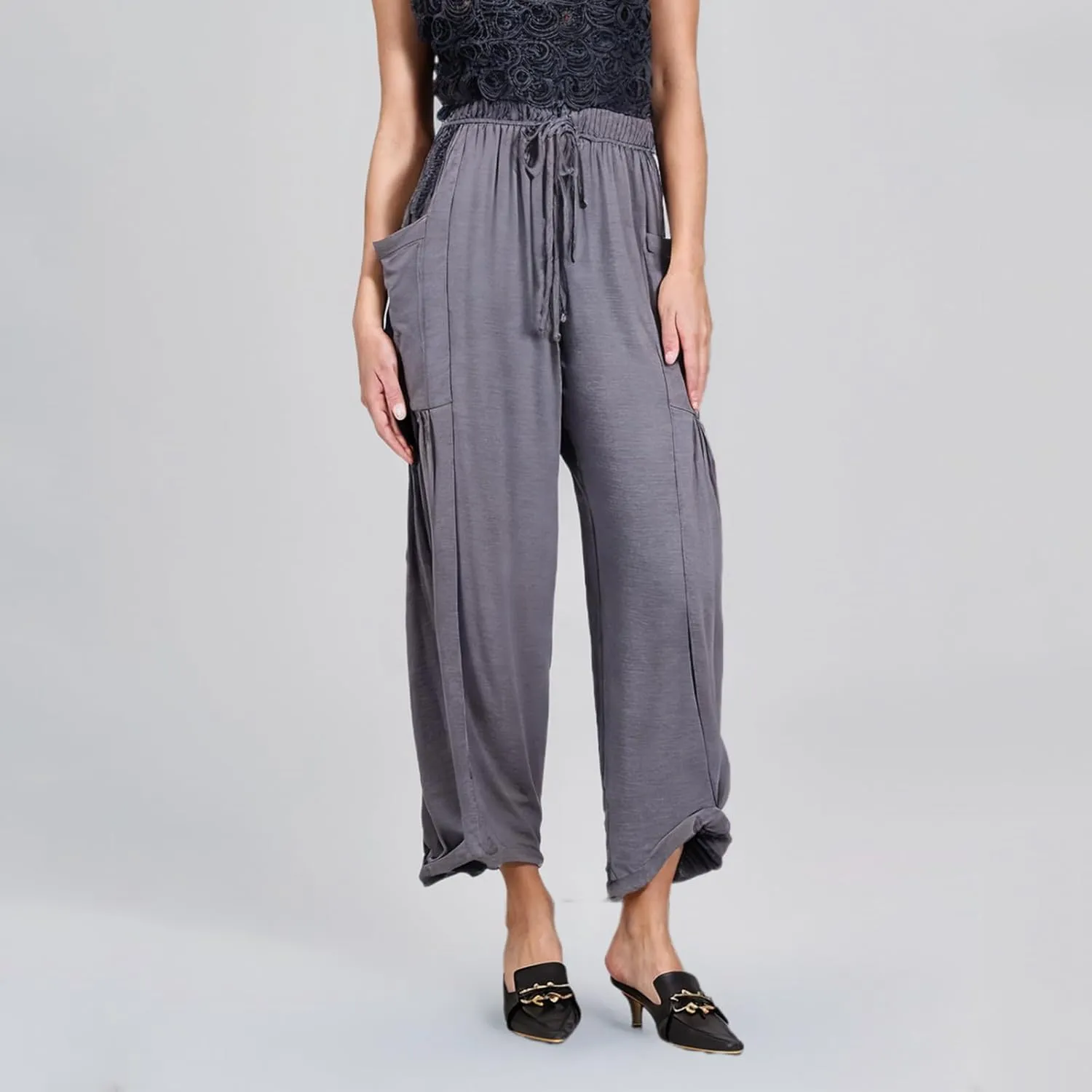 Wide Leg Cotton Linen Pants for Women Summer Trendy Beach Palazzo Lounge Trousers Plus Size Casual Pants