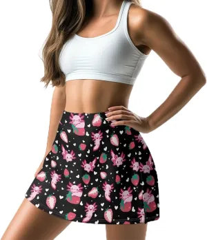 Women Golf Tennis Skirt with Inner Pocket High Waisted Athletic Skorts Yoga Hiking Pickleball Skirts Size XS-3XL