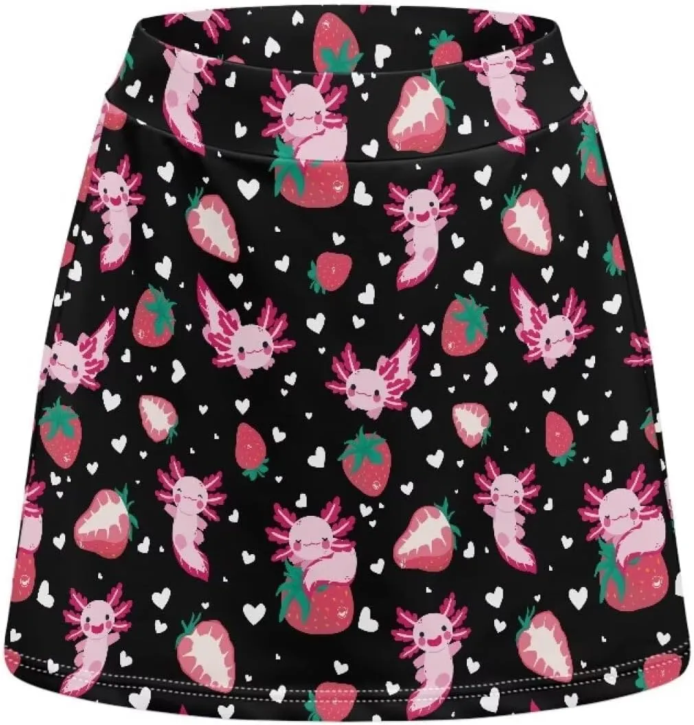 Women Golf Tennis Skirt with Inner Pocket High Waisted Athletic Skorts Yoga Hiking Pickleball Skirts Size XS-3XL