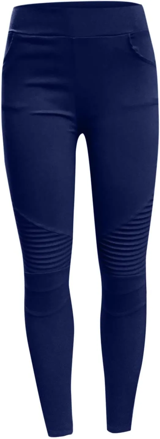Women Skinny Pants Solid Color High Waist Stretchy Leggings 2023 Fashion Ladies Casual Slim Pencil Trousers