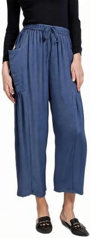 Women Summer Trendy Pants Wide Leg Cotton Linen Pants Beach Palazzo Lounge Trousers Plus Size Clothes