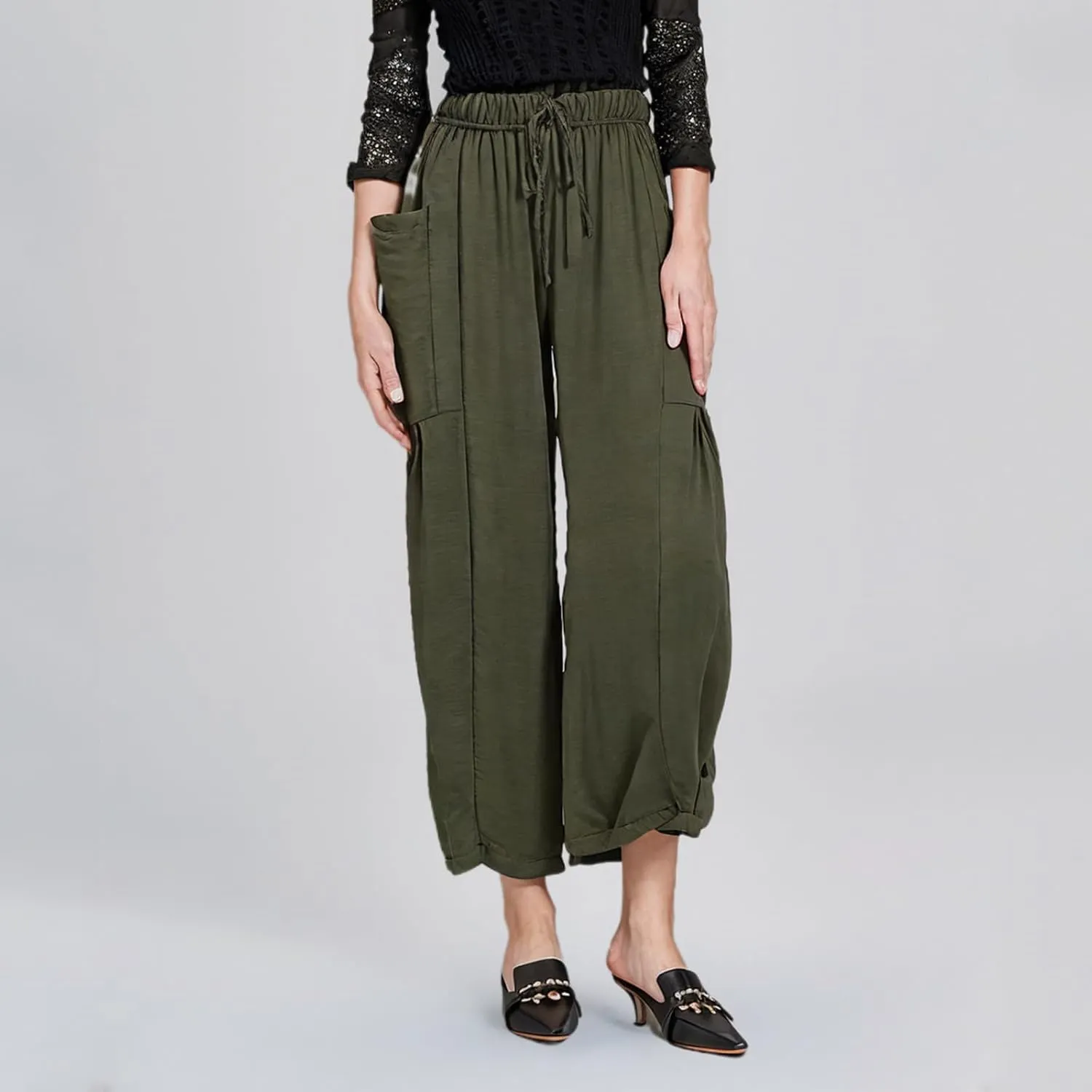 Women Summer Trendy Pants Wide Leg Cotton Linen Pants Beach Palazzo Lounge Trousers Plus Size Clothes